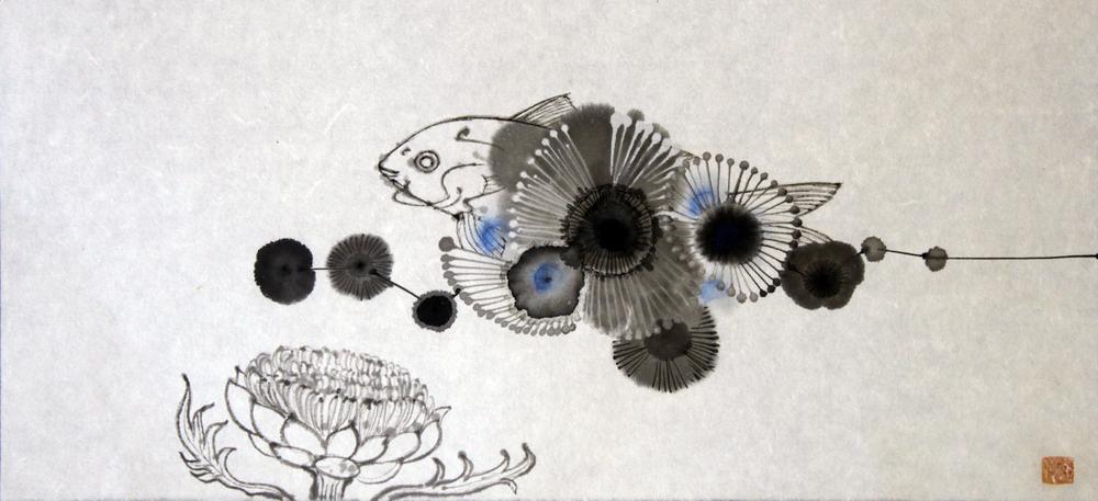 fish and flower